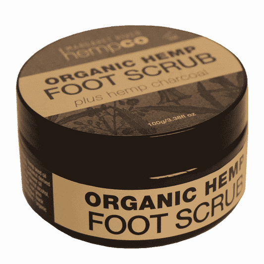 HempCo Organic Hemp Charcoal Foot Scrub